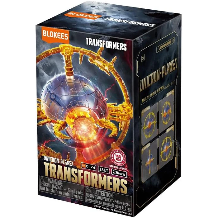 Blokees Figures | Transformers Galaxy | Unicron Planet  | Transparent - Special Edition 1