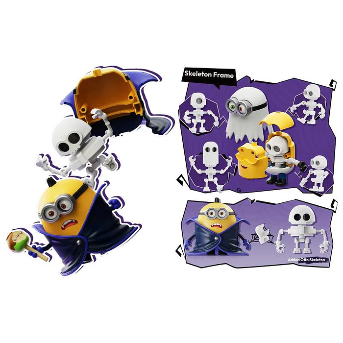 Blokees Figures | Minions Serie Mokoo | 03 Belloween | Figura Al Azar 13