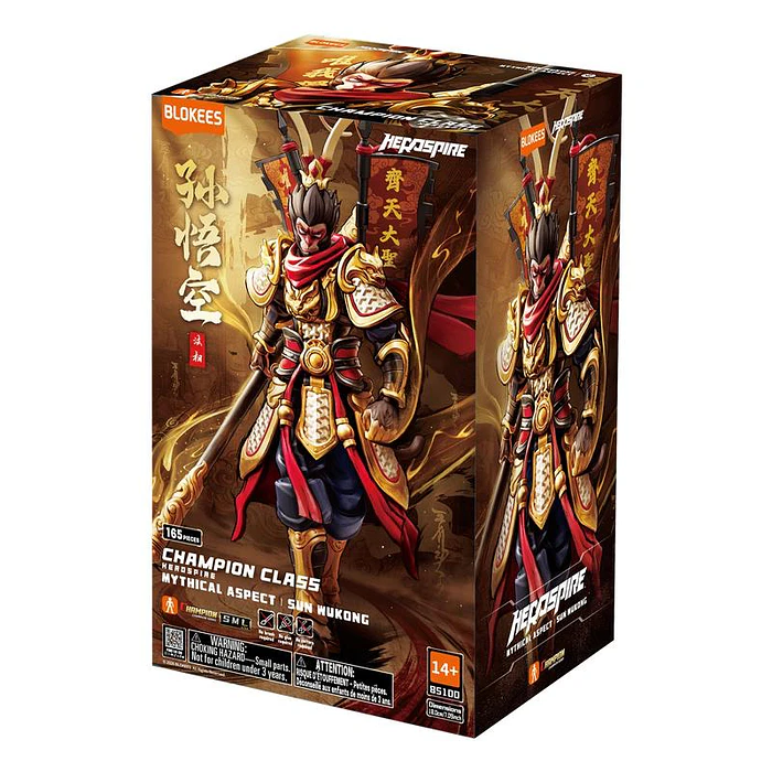 Blokees Figures | Hero Spire Champion Class | 01 Sun Wukong (Mythical Aspect)