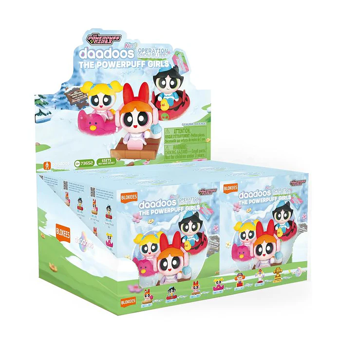 Blokees Figures | The Powerpuff Girls | daadoos Nest Series | 01 Operation Snow Fluffy | Caja 6 Figuras Al Azar 1