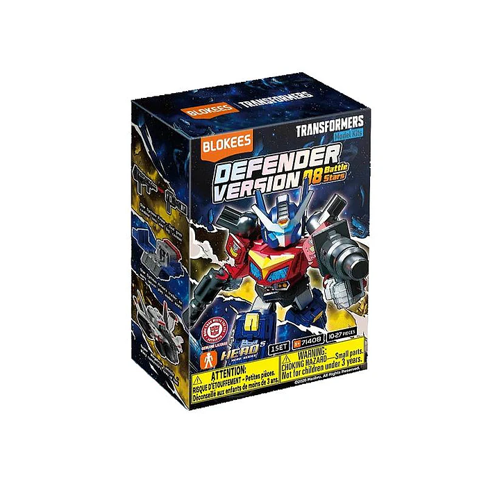 Blokees Figures | Transformers Defender Version | 08 Battle Stars | Figura Al azar 1