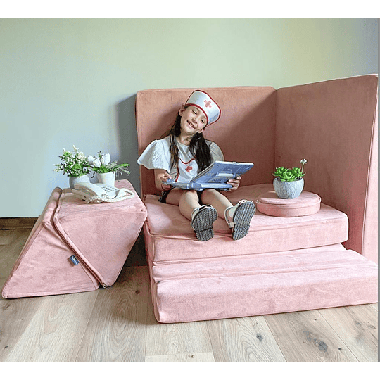 Sillón para Niños de juego Rosa Palo