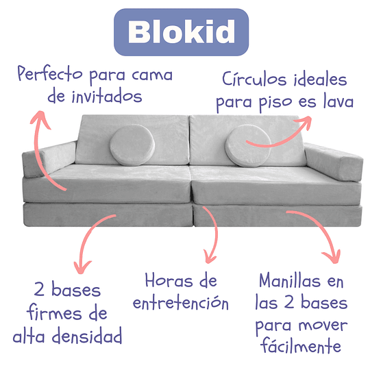 Pack Escalada Blokid: Escalera, Muro de Escalar y Sillón Blokid