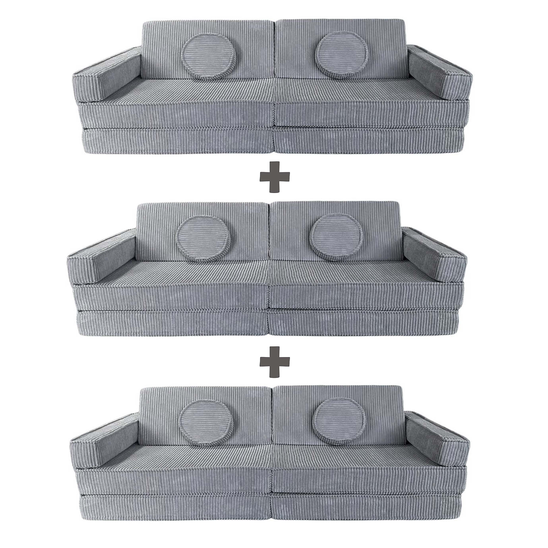 Sillón para Niños de juego Modular Triple 15