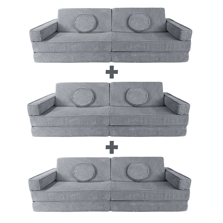 Sillón para Niños de juego Modular Triple 15