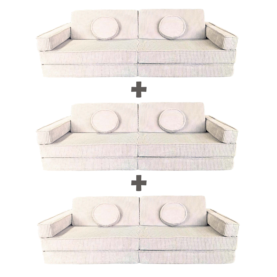 Sillón para Niños de juego Modular Triple 16