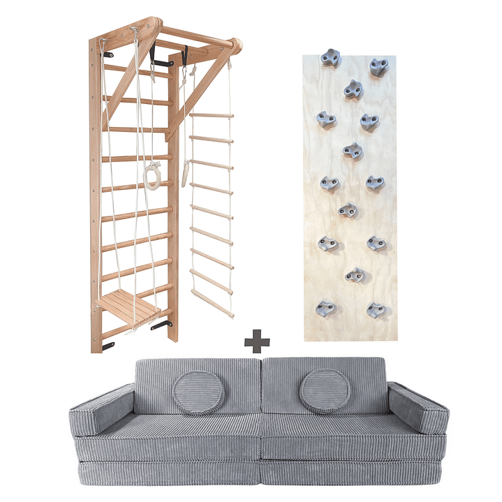 Pack Escalada Blokid: Escalera, Muro de Escalar y Sillón Blokid 16