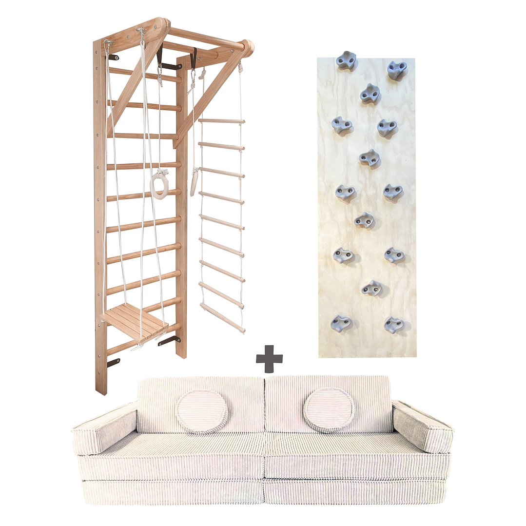 Pack Escalada Blokid: Escalera, Muro de Escalar y Sillón Blokid 17