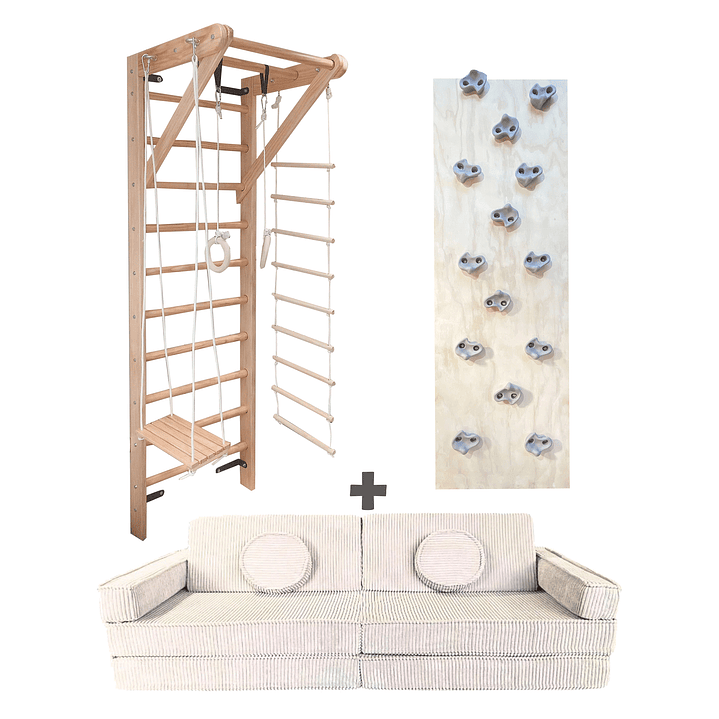 Pack Escalada Blokid: Escalera, Muro de Escalar y Sillón Blokid 17