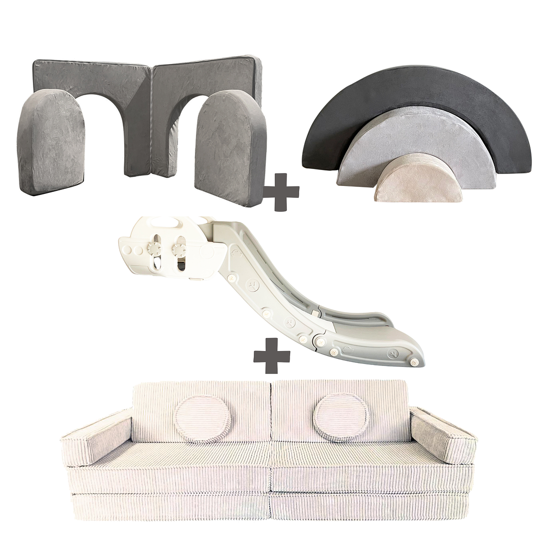 Pack de Regalo Plaza en Casa Sillón Blokid +  Arkid + Puerta + Resbalín Tobo 21