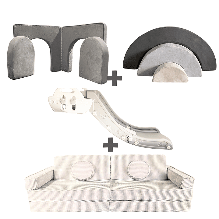 Pack de Regalo Plaza en Casa Sillón Blokid +  Arkid + Puerta + Resbalín Tobo 21