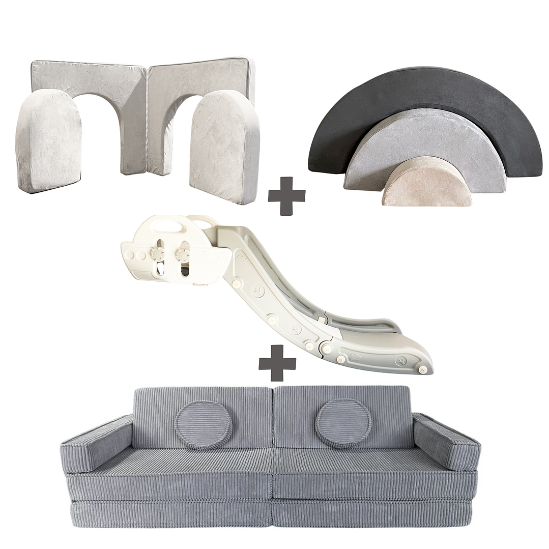 Pack de Regalo Plaza en Casa Sillón Blokid +  Arkid + Puerta + Resbalín Tobo 1