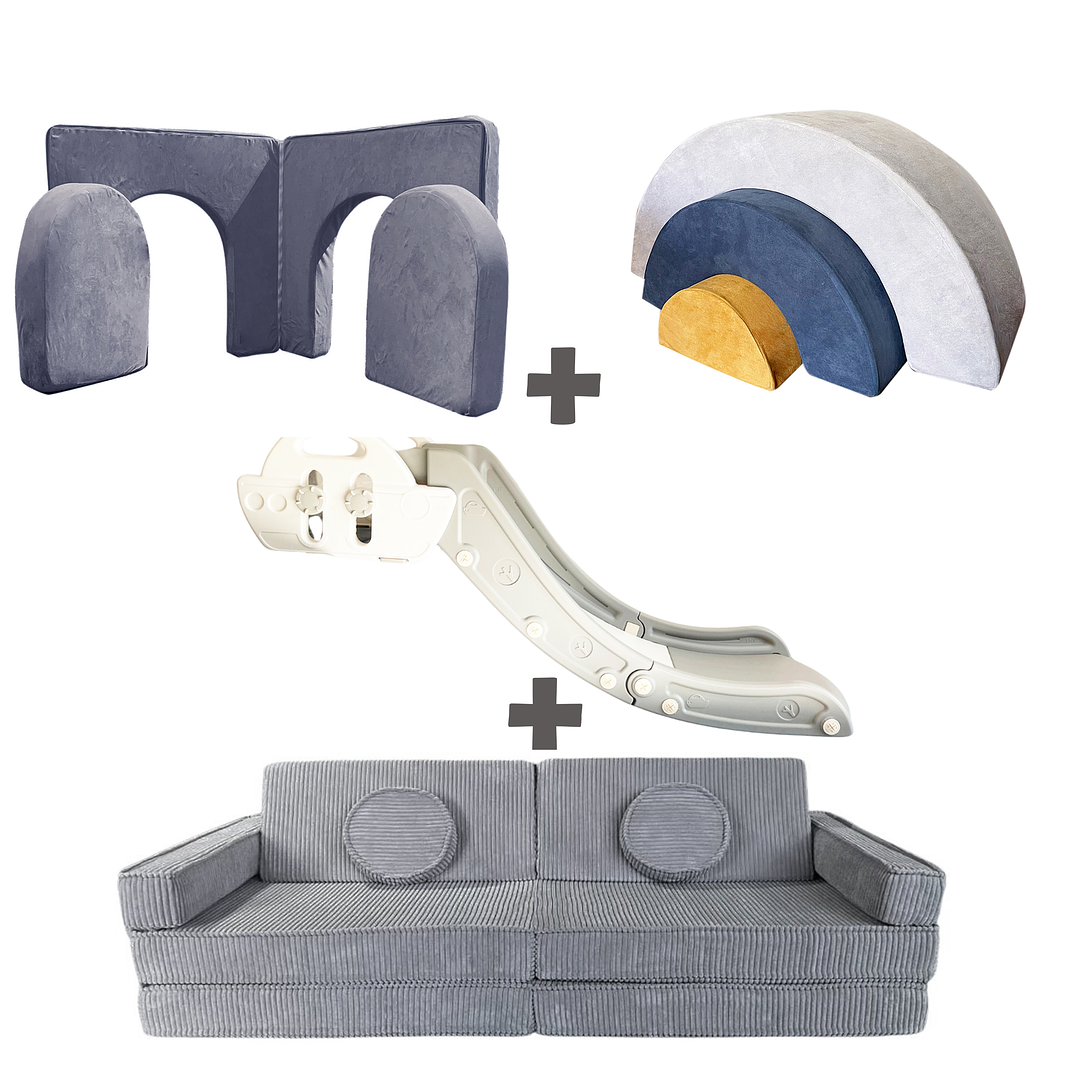 Pack de Regalo Plaza en Casa Sillón Blokid +  Arkid + Puerta + Resbalín Tobo 23