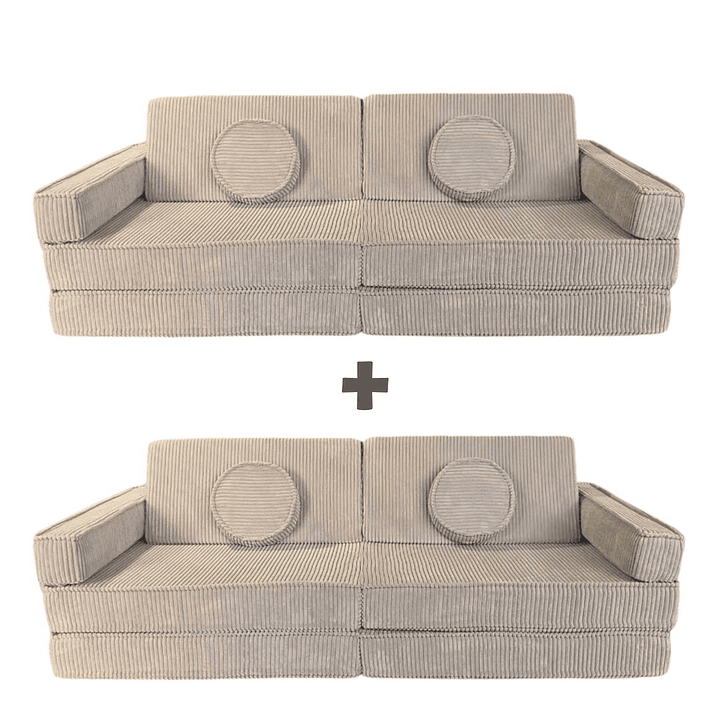 Sillón para Niños de juego Modular Doble 22