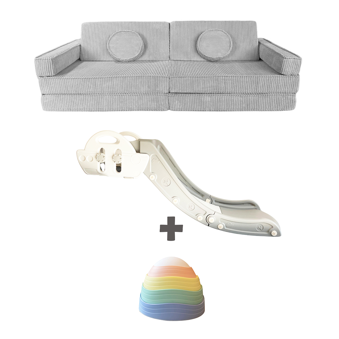 Pack piso es Lava: Sillón Blokid+Resbalín Tobo+Piedras Equilibrio 13