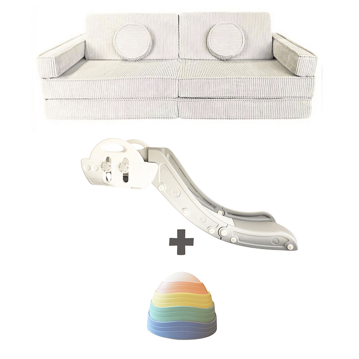 Pack piso es Lava: Sillón Blokid+Resbalín Tobo+Piedras Equilibrio 14