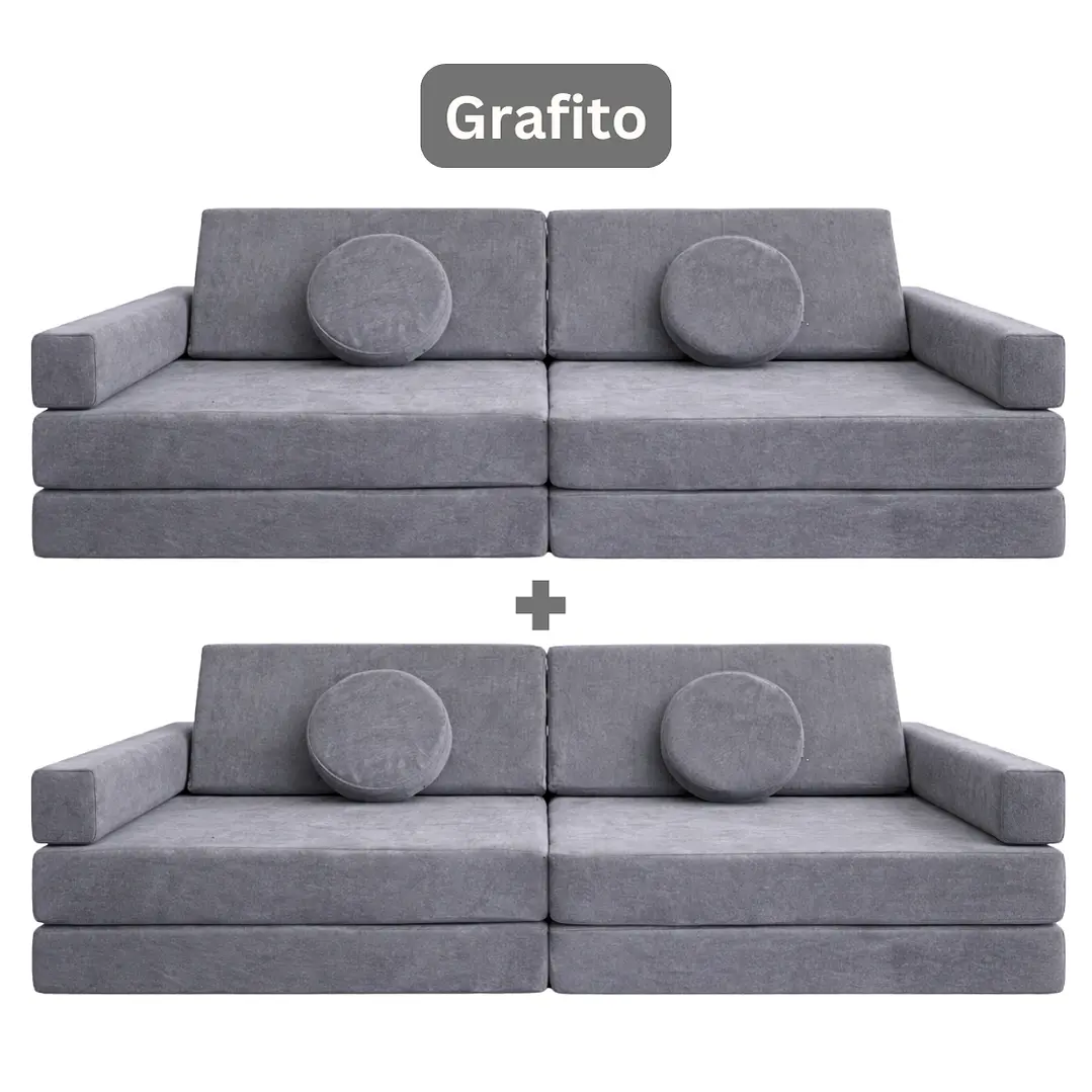 Sillón para Niños de juego Modular Doble 9