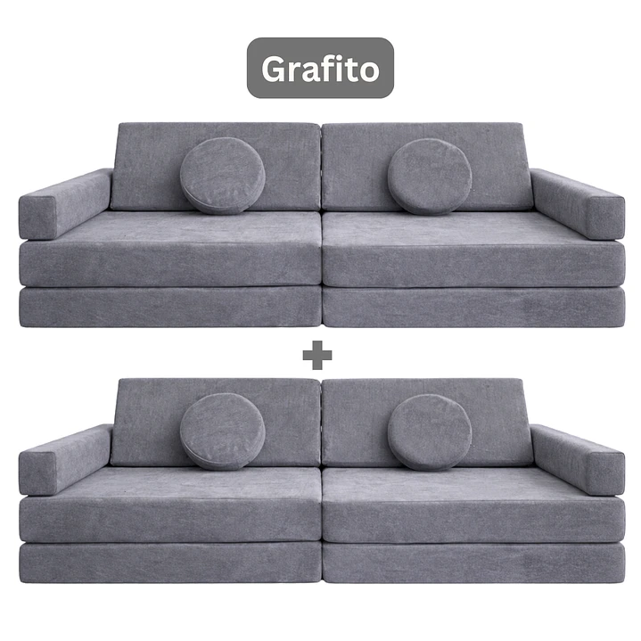 Sillón para Niños de juego Modular Doble 9