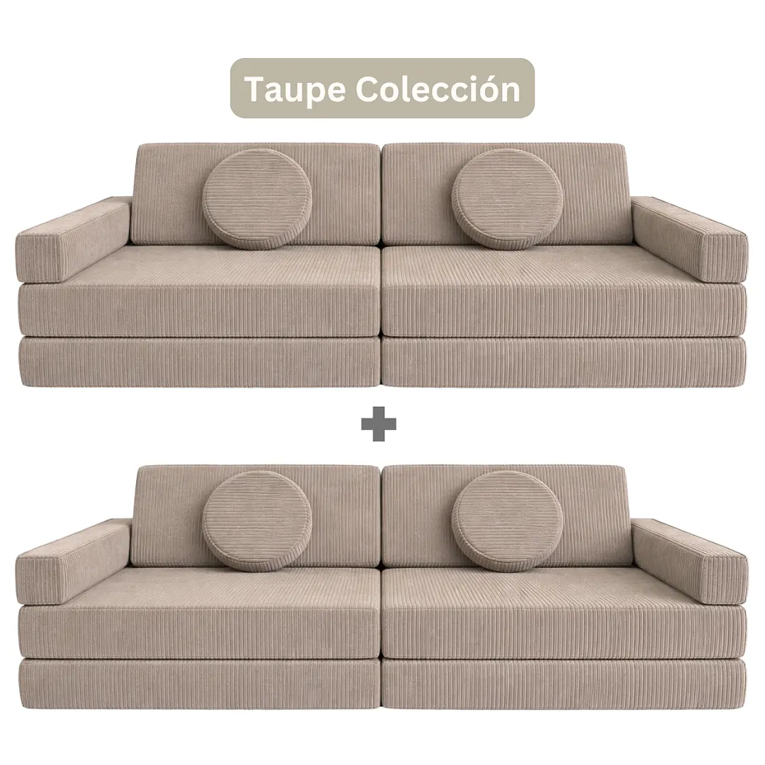 Sillón para Niños de juego Modular Doble 13