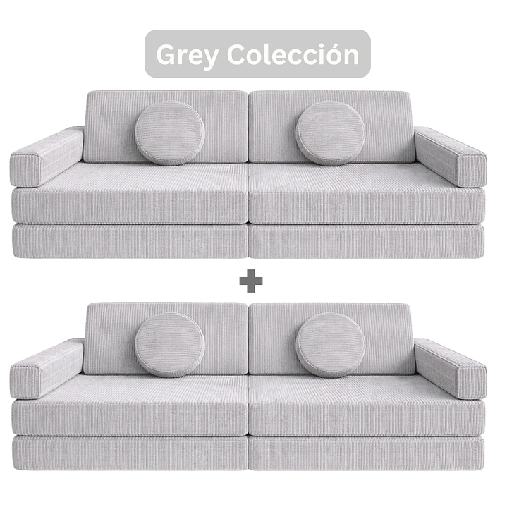 Sillón para Niños de juego Modular Doble 14
