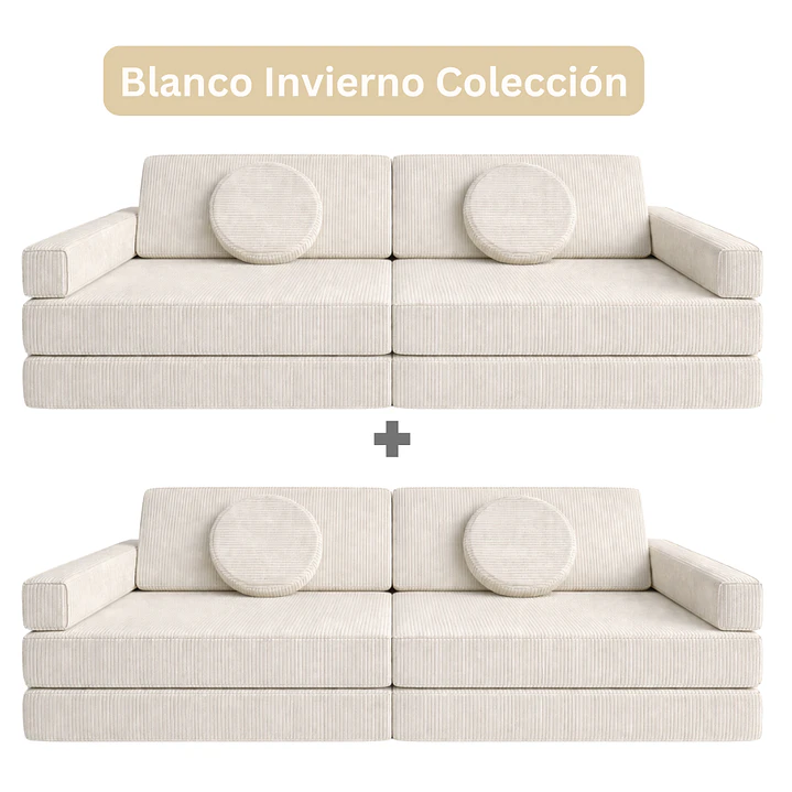 Sillón para Niños de juego Modular Doble 15