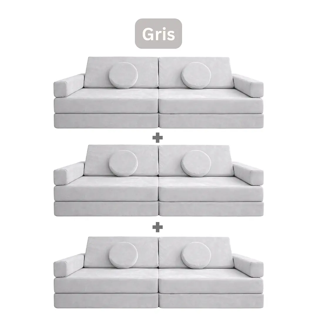 Sillón para Niños de juego Modular Triple 11