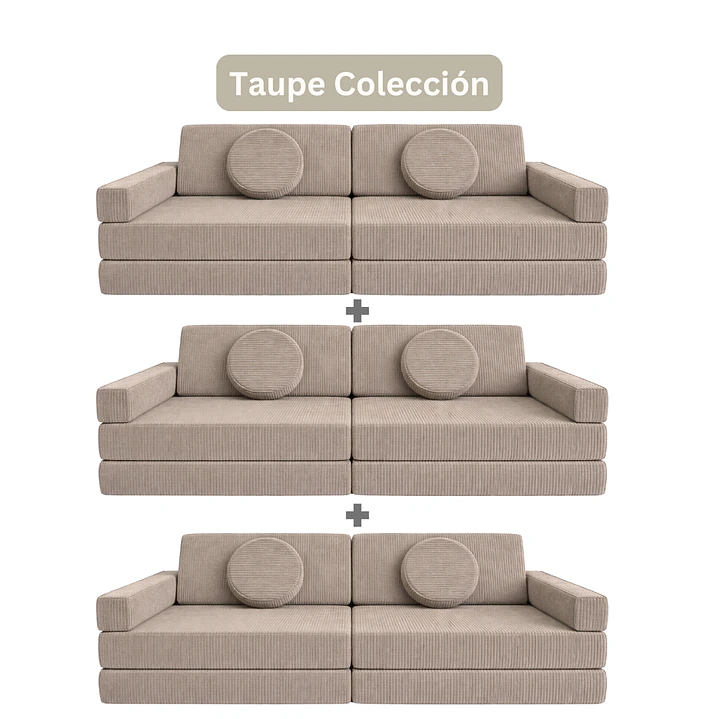 Sillón para Niños de juego Modular Triple 14