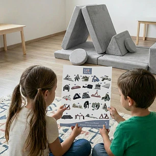 Lámina Ideas para crear con tu Blokid 