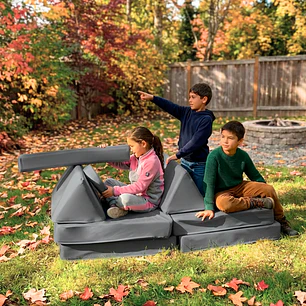 Funda Impermeable de Exterior Para Sillón de niños Blokid Grafito