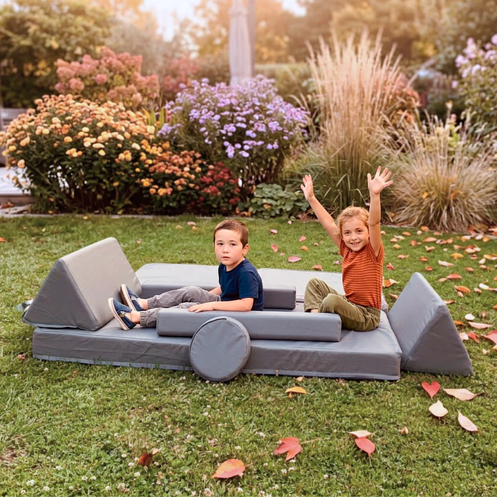Funda Impermeable de Exterior Para Sillón de niños Blokid Grafito 3