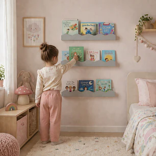 Repisa Metálica Montañas