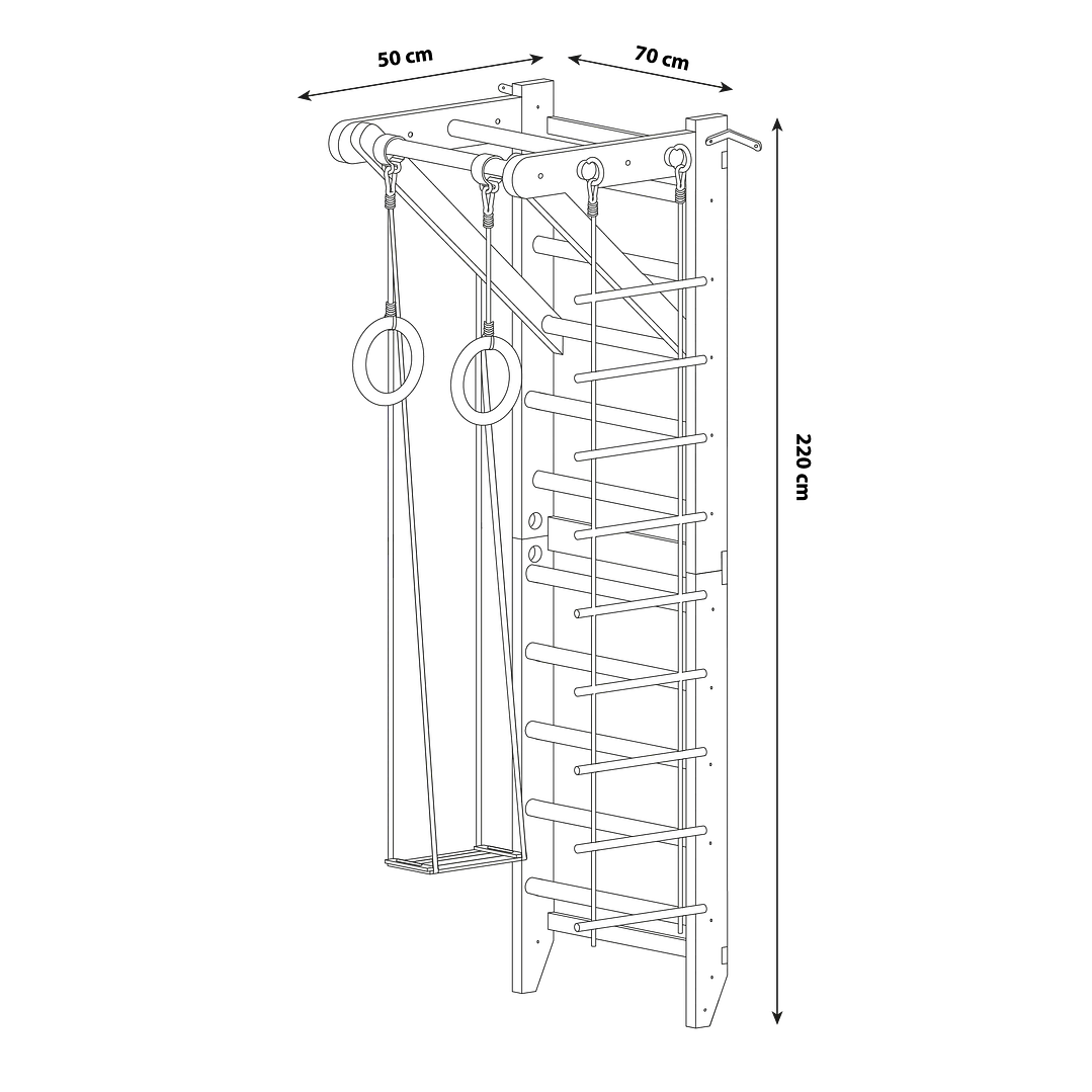 Pack Escalera de muro y Sillón Blokid 17