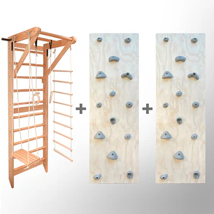 Pack Escalera y Muro de Escalar Doble