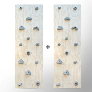 Muro Doble de Escalada con presas listo para muro
