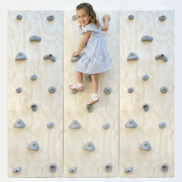 Muro Triple de Escalada con presas listo para muro 1