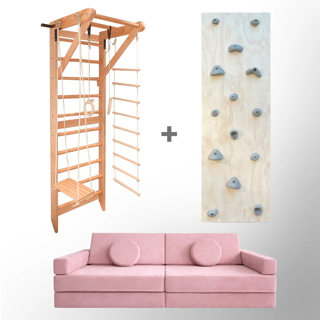 Pack Escalada Blokid: Escalera, Muro de Escalar y Sillón Blokid 7