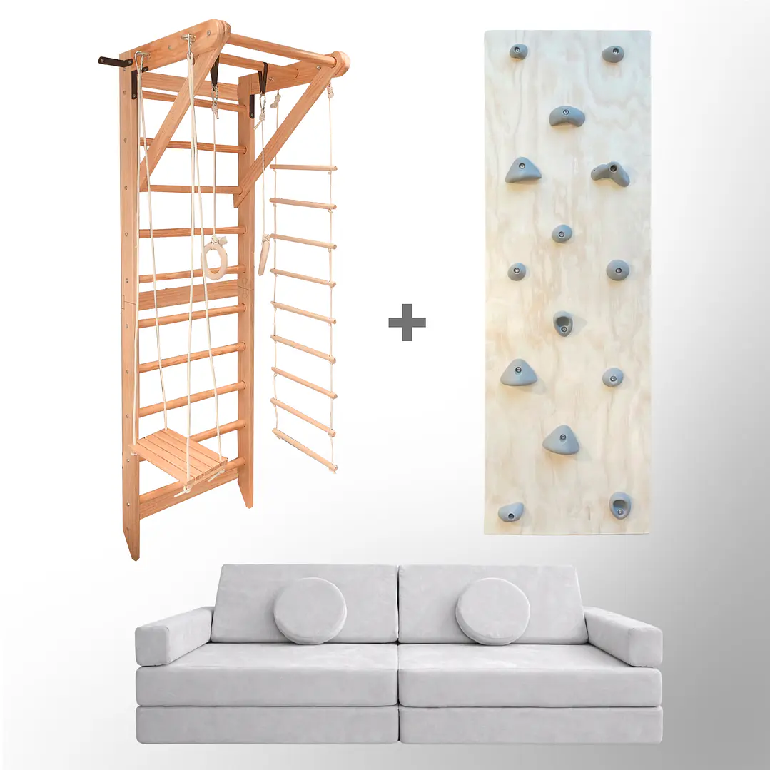 Pack Escalada Blokid: Escalera, Muro de Escalar y Sillón Blokid 8