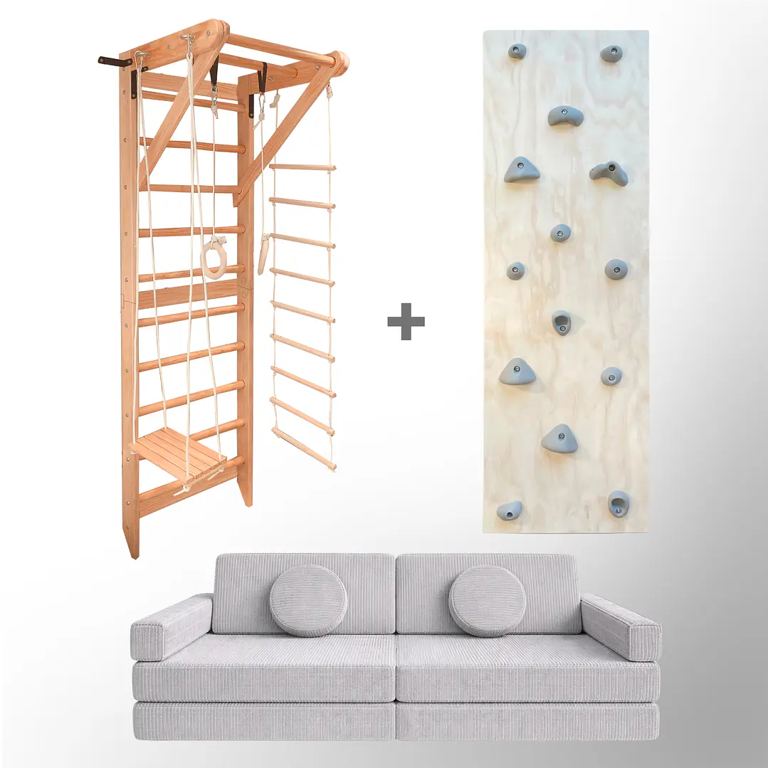 Pack Escalada Blokid: Escalera, Muro de Escalar y Sillón Blokid 11