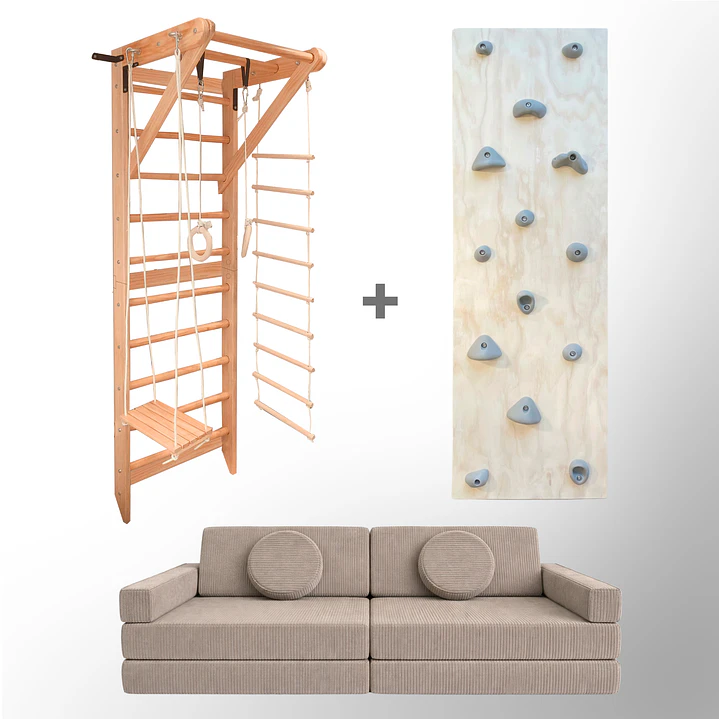 Pack Escalada Blokid: Escalera, Muro de Escalar y Sillón Blokid 10