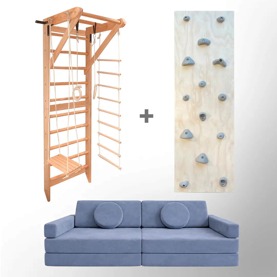 Pack Escalada Blokid: Escalera, Muro de Escalar y Sillón Blokid 9