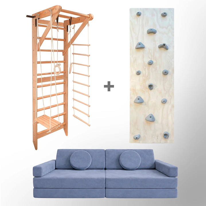 Pack Escalada Blokid: Escalera, Muro de Escalar y Sillón Blokid 9