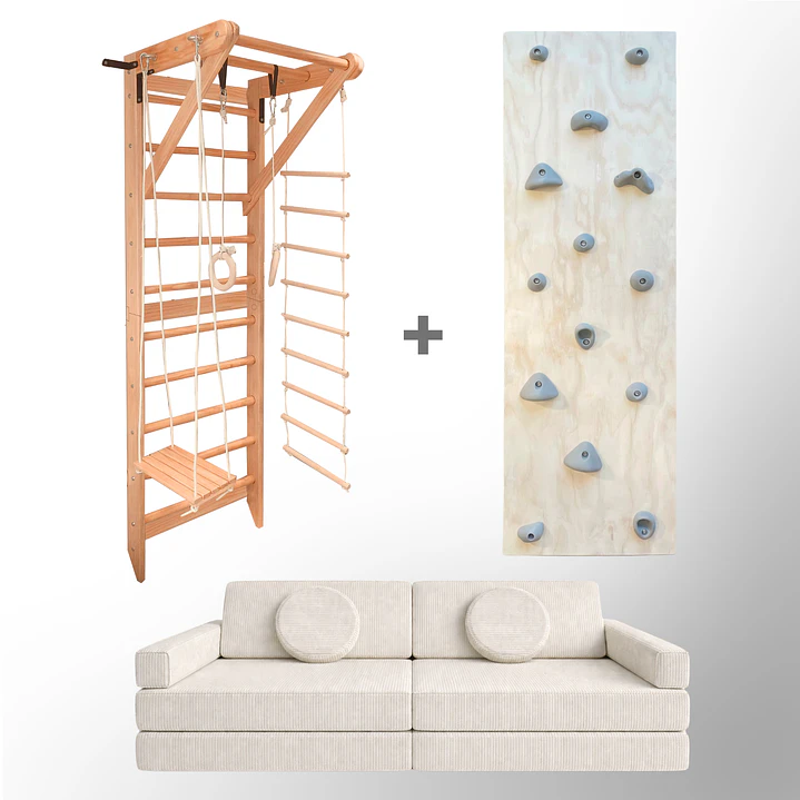 Pack Escalada Blokid: Escalera, Muro de Escalar y Sillón Blokid 12