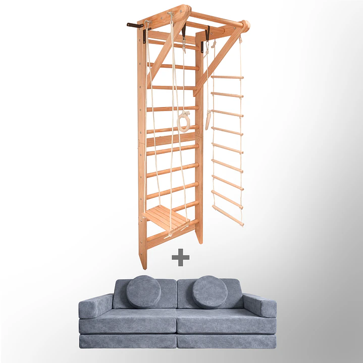 Pack Escalera de muro y Sillón MINI Blokid 7