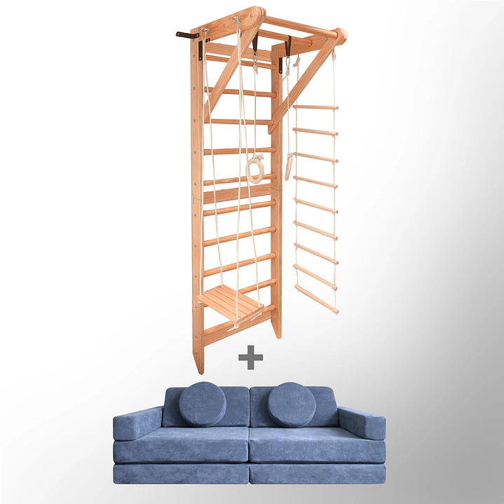 Pack Escalera de muro y Sillón MINI Blokid 8