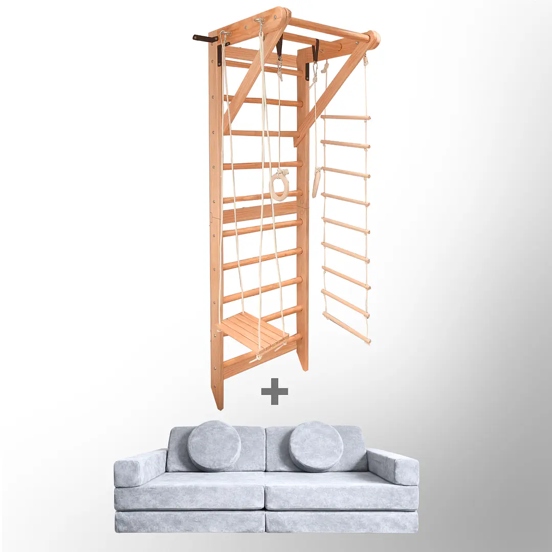 Pack Escalera de muro y Sillón MINI Blokid 9