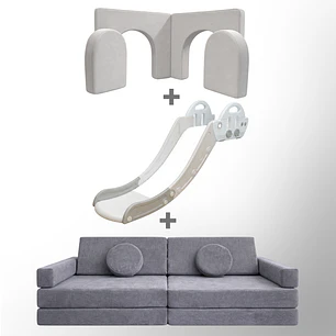Pack de Regalo Sillón Blokid + Puerta + Resbalín Tobo
