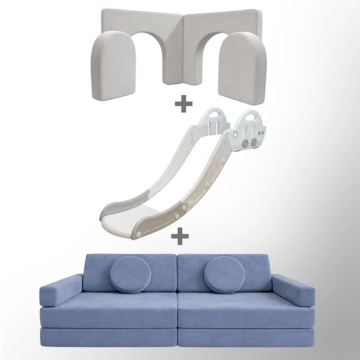Pack de Regalo Sillón Blokid + Puerta + Resbalín Tobo 14