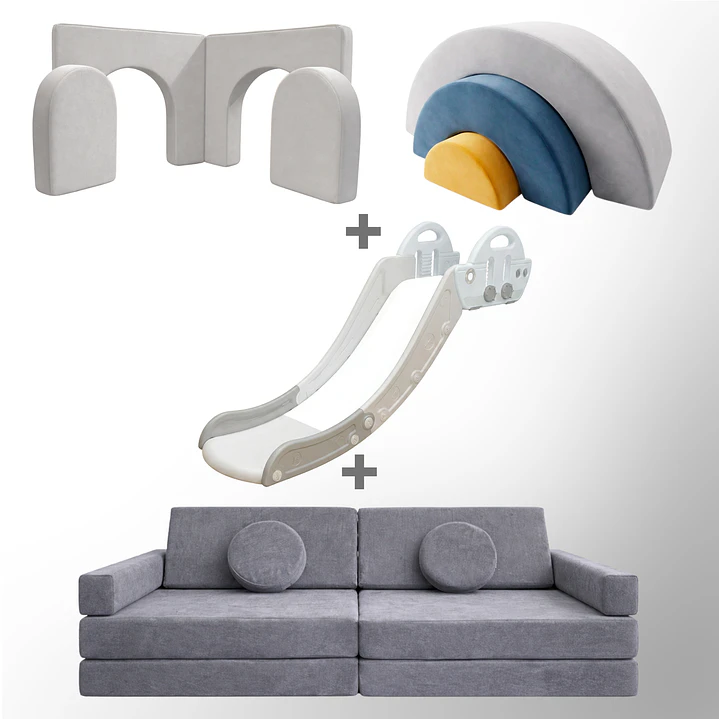 Pack de Regalo Plaza en Casa Sillón Blokid +  Arkid + Puerta + Resbalín Tobo 6