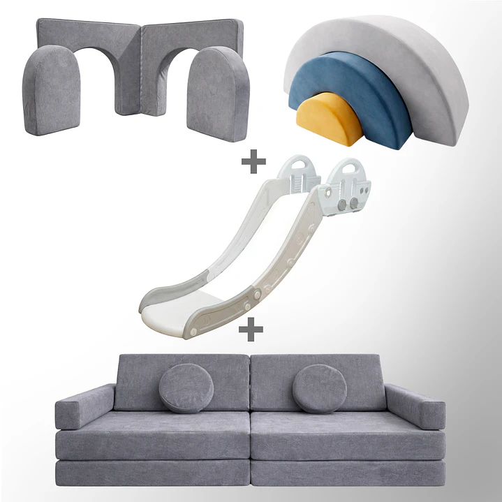 Pack de Regalo Plaza en Casa Sillón Blokid +  Arkid + Puerta + Resbalín Tobo 7