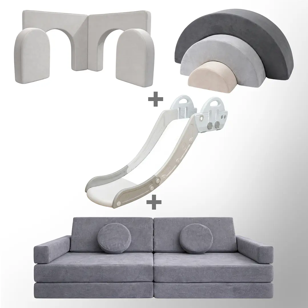 Pack de Regalo Plaza en Casa Sillón Blokid +  Arkid + Puerta + Resbalín Tobo 9